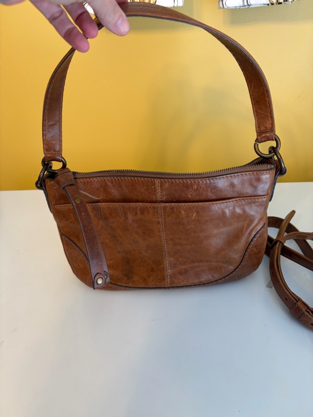 Frye Melissa crossbody cognac  Bag